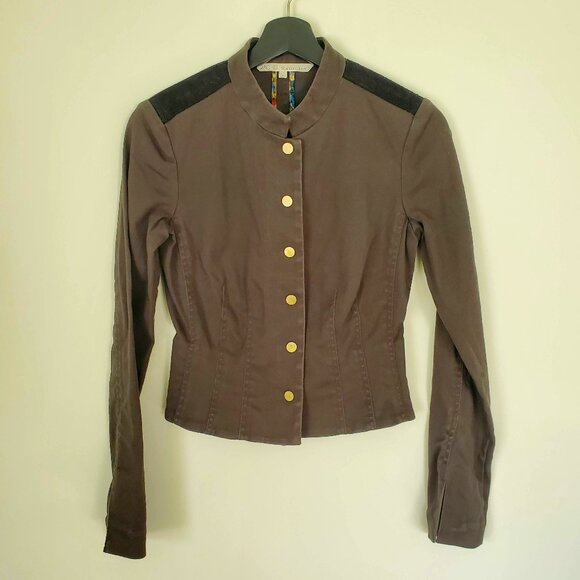 RACHEL ROY: Green Military Jacket / Size 4 US - Picture 1 of 6